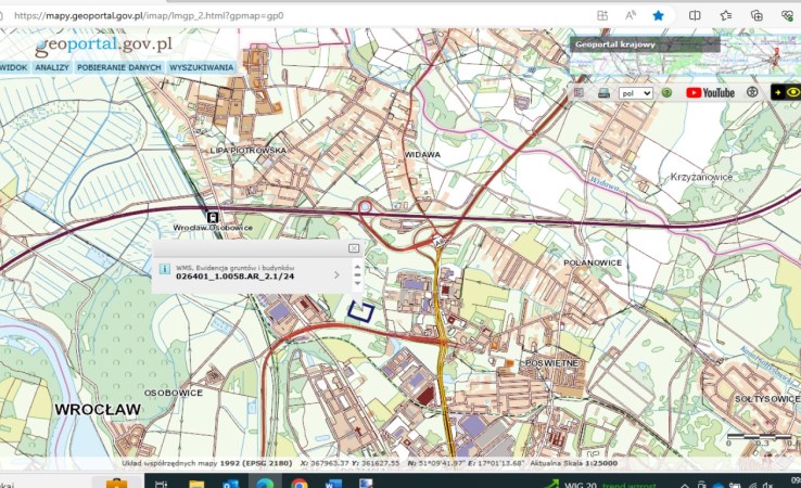 działka na sprzedaż - Wrocław, Psie Pole, Poświętne, Irysowa